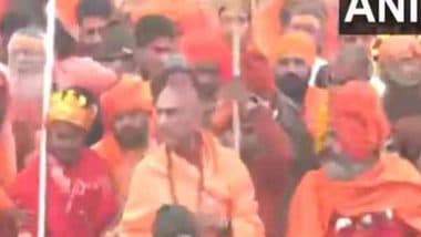 India News | Maha Kumbh 2025: Swami Avdheshanand of Juna Akhara, Proceeds for First Amrit Snan at Sangam