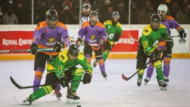 Sports News | Kang Sings Defend Ice Hockey League Men's Title with a Dominant Win