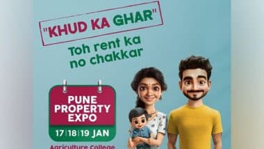 Business News | Pune Property Expo 2025 by CREDAI-Pune Metro Scheduled from 17th to 19th January