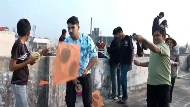 India News | Gujarat Celebrates Makar Sankranti with Kite Flying, Traditional Festivities