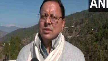 India News | Uttarakhand CM Dhami Announces Rs 5 Lakh Each to Families of Deceased in Pauri Bus Accident