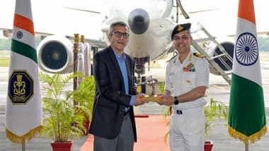 India News | Defence Secretary Visits Indian Navy's Air Base 'INS Rajali'