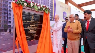 India News | Amit Shah Lays Foundation Stone for Gujarat's Largest Ultra-modern Police Line with Advanced Facilities