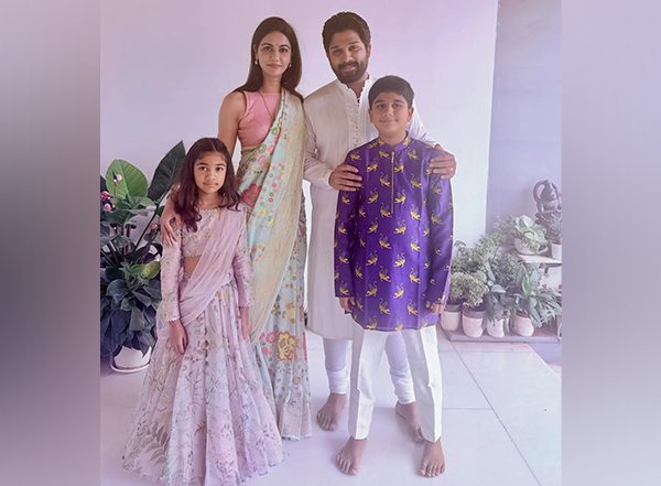 Entertainment News | In Pics: Allu Arjun and His Family Celebrate 'Sankranthi'