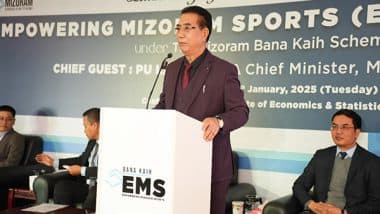 India News | Mizoram CM Lalduhoma Launches 'Empowering Mizoram Sports' Under Mizoram Bana Kaih Scheme 2024