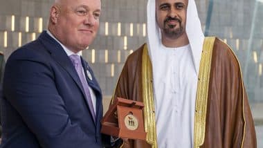 World News | Theyab Bin Mohamed Bin Zayed Receives Prime Minister of New Zealand at Wahat Al Karama