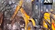 India News | Ghaziabad: Police Launch Anti-encroachment Drive to Remove Illegal Settlements on Land Belonging to the Army in Vijaynagar Area