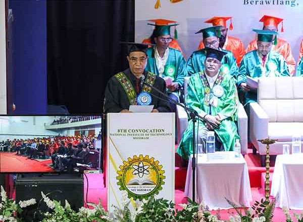 India News | Mizoram CM Attends 8th Convocation of NIT Mizoram