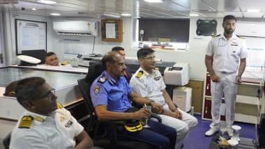 World News | INS Sarvekshak Completes First Phase of Joint Hydrographic Survey in Mauritius