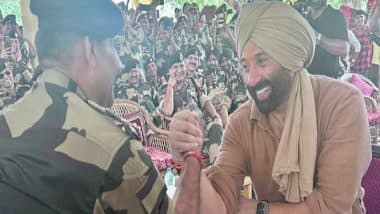 Entertainment News | Sunny Deol Spends a Day with Jawans, Pays Tribute to Indian Army on Army Day