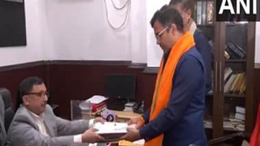 India News | Delhi Polls: BJP Candidate Parvesh Verma Files His Nomination from New Delhi Seat