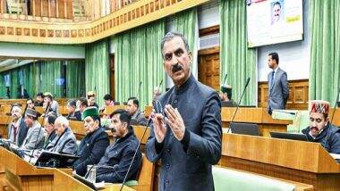 India News | State to Set Up Special Task Force to Combat Drug Abuse, Organized Crime: CM Sukhu