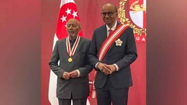 Business News | Singapore Confers Honorary Citizen Award on Tarun Das, Former DG CII