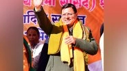 India News | Congress Has Only Excuses in the Name of Development Work: Uttarakhand CM