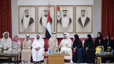 World News | Hamdan Bin Zayed Receives Al Dhafra Citizens, Liwa International Festival 2025 Committee Members