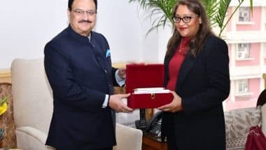 World News | WHO South-East Asia Regional Director Saima Wazed Meets JP Nadda, Talks Focus on Women, Children