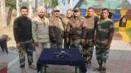 India News | Punjab: BSF Recovers One Drone, Packet Heroin Consignment from Amritsar, Tarn Taran