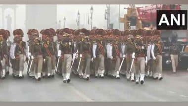 India News | RPF Contingent Holds Parade Rehearsal for 76th Republic Day at Kartavya Path