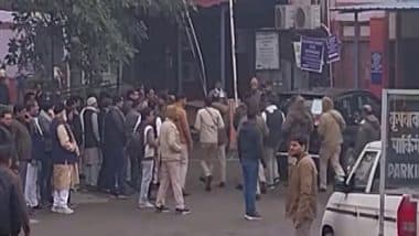 India News | Delhi Polls: Police Brings AIMIM Candidate Tahir Hussain to DM Office for Filing His Nomination