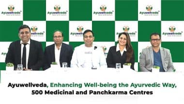 Business News | Ayuwellveda, Enhancing Well-Being the Ayurvedic Way, 500 Medicinal and Panchkarma Centres