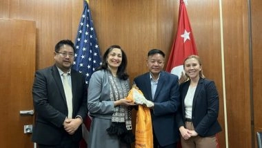 World News | President of Tibetan Govt in Exile Expresses Gratitude to Outgoing US Special Coordinator for Tibetan Issues