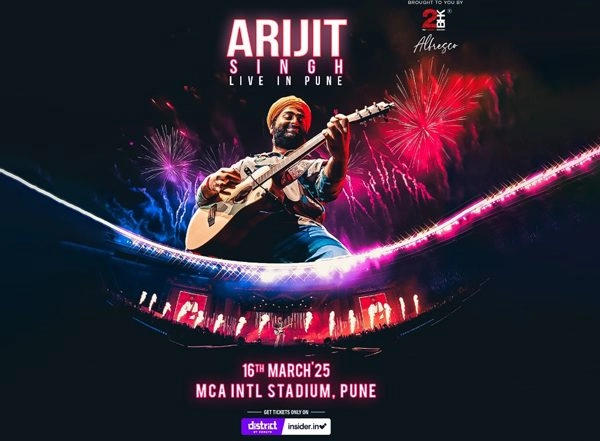 Business News | Arijit Singh, the King of Soulful Melodies, is Set to Perform in Pune for the First-ever Time at the Iconic MCA International Stadium Pune