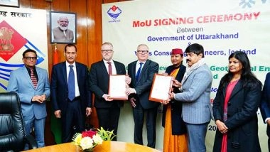 India News | Uttarakhand Govt Signs MoU with Iceland's Firm for Geothermal Energy Development