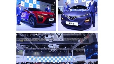 Business News | Vietnamese Automaker VinFast Officially Enters India Market, Unveils Two EVs