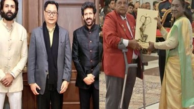 Entertainment News | Kiren Rijiju Congratulates Team 'Chandu Champion', Murlikant Petkar on Receiving Arjuna Award