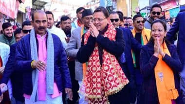 India News | Uttarakhand: CM Dhami Urges Public to Support BJP in Pithoragarh Civic Polls