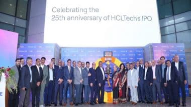 Business News | HCLTech IPO Turns 25; IT Firm Accumulated over 1,300% Return on Investments in These Years