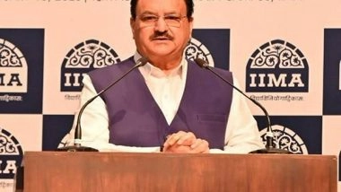 India News | Union Minister Nadda Addresses Healthcare Summit at IIMA, Urges Industry, Academia to Suggest Roadmap to Build Better Healthcare for Country