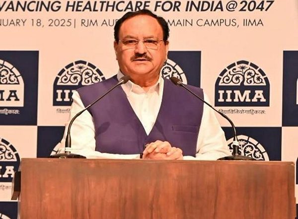 India News | Union Minister Nadda Addresses Healthcare Summit at IIMA, Urges Industry, Academia to Suggest Roadmap to Build Better Healthcare for Country