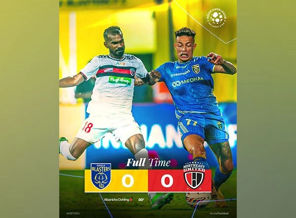 Sports News | ISL: 10-men Kerala Blasters FC Snatch a Point After Goalless Draw Against NorthEast United FC
