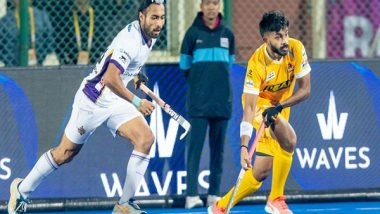 Sports News | Hyderabad Toofans Ends Tamil Nadu Dragons' Unbeaten Streak in Hockey India League
