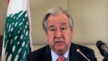 World News | UN Chief Urges Israel to Entirely Withdraw from Lebanese Territory by January 27