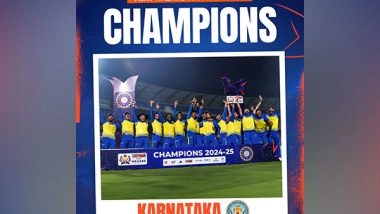 Sports News | DK Shivakumar Congratulates Karnataka Team for Winning Vijay Hazare Trophy 2025 Title