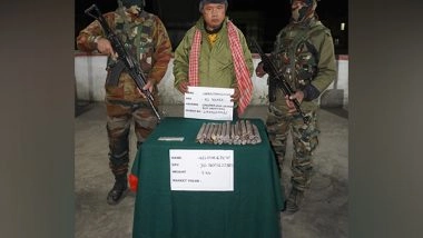 India News | Assam Rifles, Mizoram Police Seizes Explosives in Aizwal, One Arrested