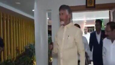 India News | Andhra Pradesh CM Chandrababu Naidu Leaves Residence to Attend World Economic Forum