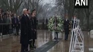 World News | President-elect Trump, VP-elect JD Vance Lay Wreath at Arlington Cemetery Ahead of Inauguration