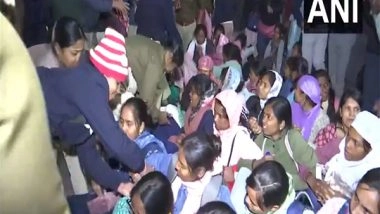 India News | Chhattisgarh: Police Detain Teachers Protesting Against Their Termination in Raipur