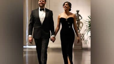 Entertainment News | US Vice President-elect JD Vance, Wife Usha Makes Stylish Appearance in Custom-designed Attire at VP's Dinner