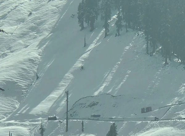 India News | J-K: Bhaderwah Covered in Thick Blanket of Snow; Tourists Flock to Guldanda Meadow