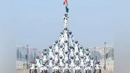 India News | Indian Army's Daredevils Set New World Record for Highest Human Pyramid