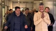 Business News | Chief Minister Chandrababu Naidu Arrives in Zurich to Promote Brand Andhra Pradesh at WEF