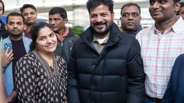 Business News | Telangan CM Revanth Reddy Arrives in Zurich to Promote Telangana Rising at WEF