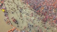 India News | 5.3 Million Devotees Take Holy Dip at Sangam on Day 8 of Maha Kumbh