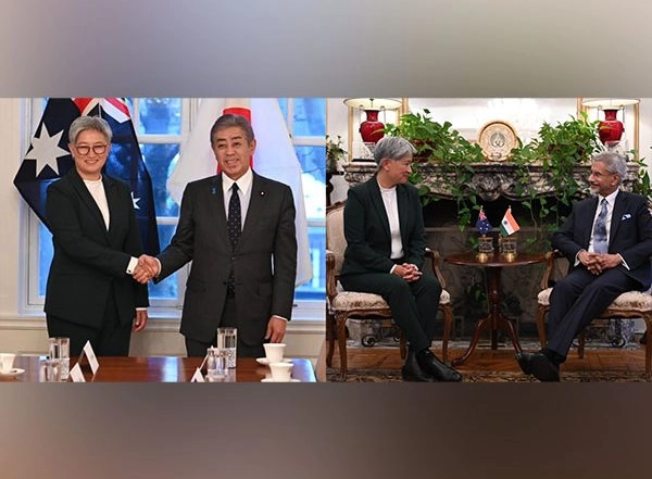 World News | Australia's Foreign Minister in US to Attend Trump's Inauguration, Meets Counterparts from India, Japan