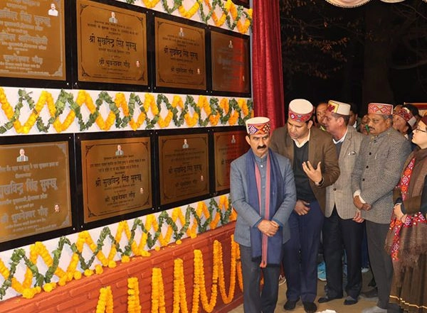 India News | CM Sukhu Dedicates Development Projects Worth Rs 206.08 Crore in Kullu