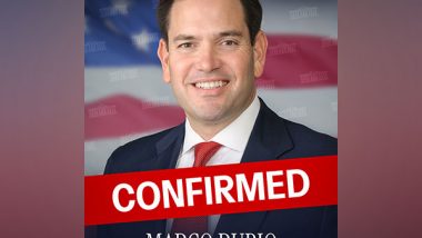 World News | US Senate Confirms Marco Rubio as US Secretary of State in Trump Administration